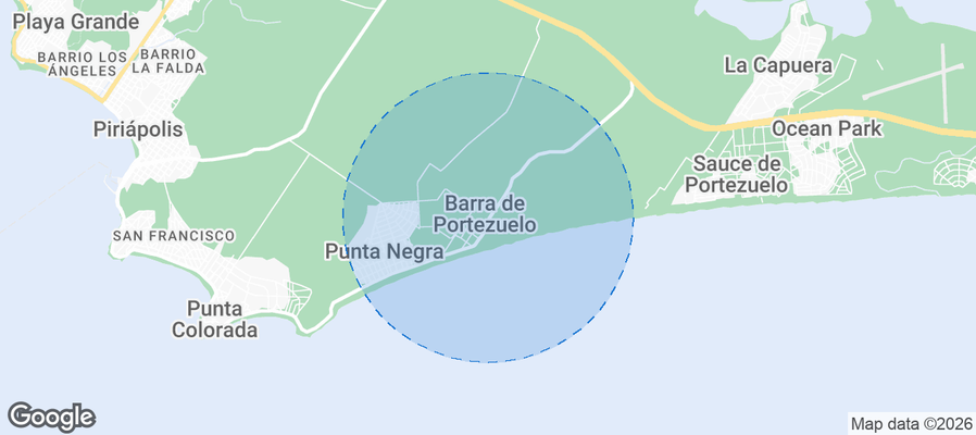 Barra de Portezuelo Airbnb map